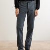 Straight-Leg Lyocell-Blend Trousers - FR Straight-Leg Lyocell-Blend Trousers - FR