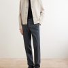 Straight-Leg Lyocell-Blend Trousers - OU Straight-Leg Lyocell-Blend Trousers - OU
