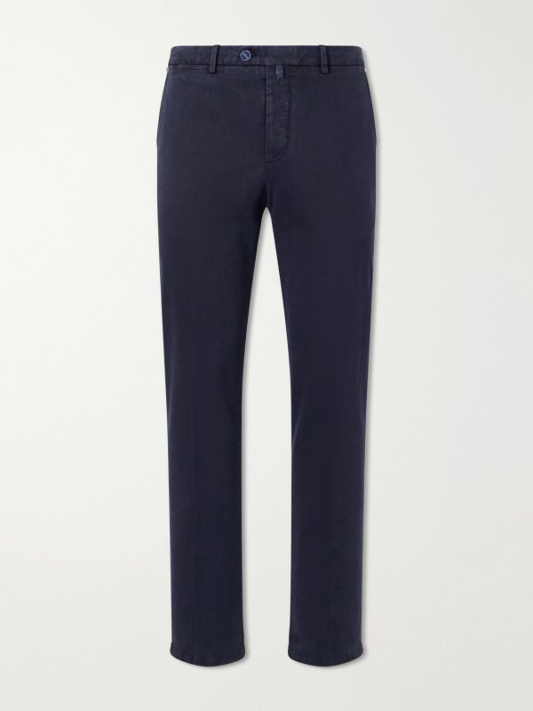 Straight-Leg Lyocell-Blend Trousers Straight-Leg Lyocell-Blend Trousers
