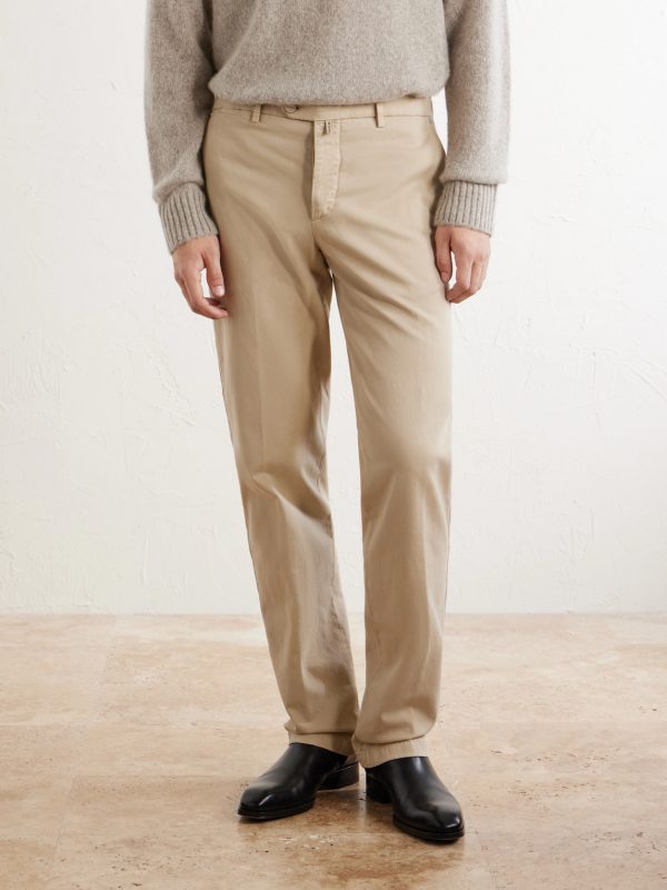 Straight-Leg Lyocell-Blend Trousers - FR Straight-Leg Lyocell-Blend Trousers - FR