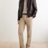 Straight-Leg Lyocell-Blend Trousers - OU Straight-Leg Lyocell-Blend Trousers - OU