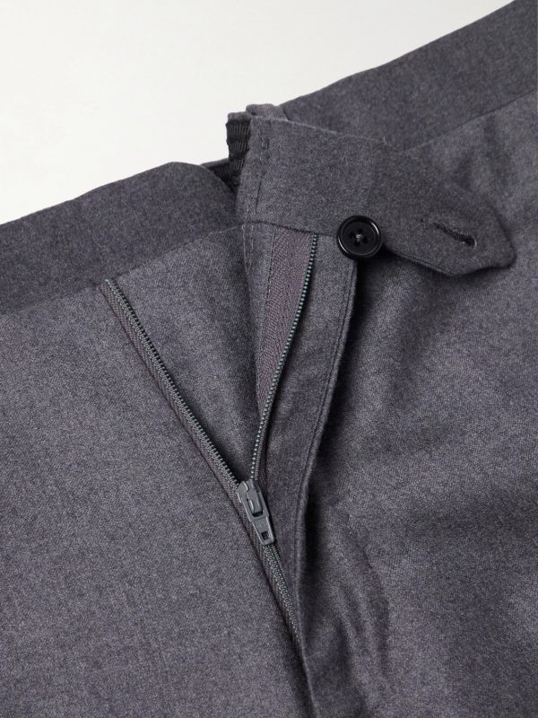 Straight-Leg Wool Suit Trousers - E1 Straight-Leg Wool Suit Trousers - E1