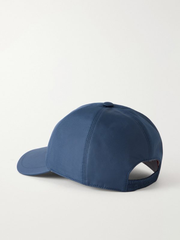 Logo-Embroidered Shell Cap - BK