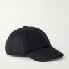 Logo-Embroidered Cashmere Cap