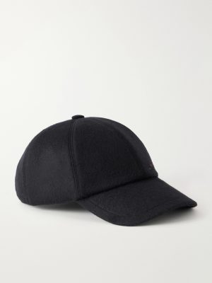 Logo-Embroidered Cashmere Cap Logo-Embroidered Cashmere Cap