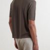 Knitted Cotton T-Shirt - BK Knitted Cotton T-Shirt - BK