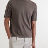 Knitted Cotton T-Shirt - FR Knitted Cotton T-Shirt - FR