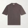 Knitted Cotton T-Shirt Knitted Cotton T-Shirt