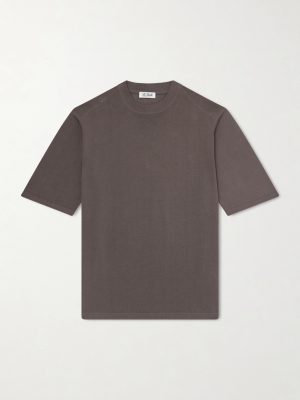 Knitted Cotton T-Shirt