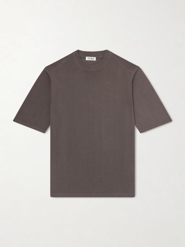 Knitted Cotton T-Shirt Knitted Cotton T-Shirt
