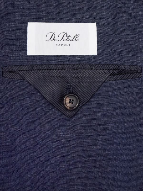 Linen Single-Breasted Blazer - E2 Linen Single-Breasted Blazer - E2
