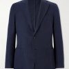 Linen Single-Breasted Blazer Linen Single-Breasted Blazer