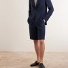 Linen Single-Breasted Blazer - OU Linen Single-Breasted Blazer - OU