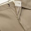 Straight-Leg Cotton-Blend Twill Trousers - E1