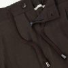 Straight-Leg Pleated Linen Suit Trousers - E1