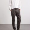 Straight-Leg Pleated Linen Suit Trousers - OU