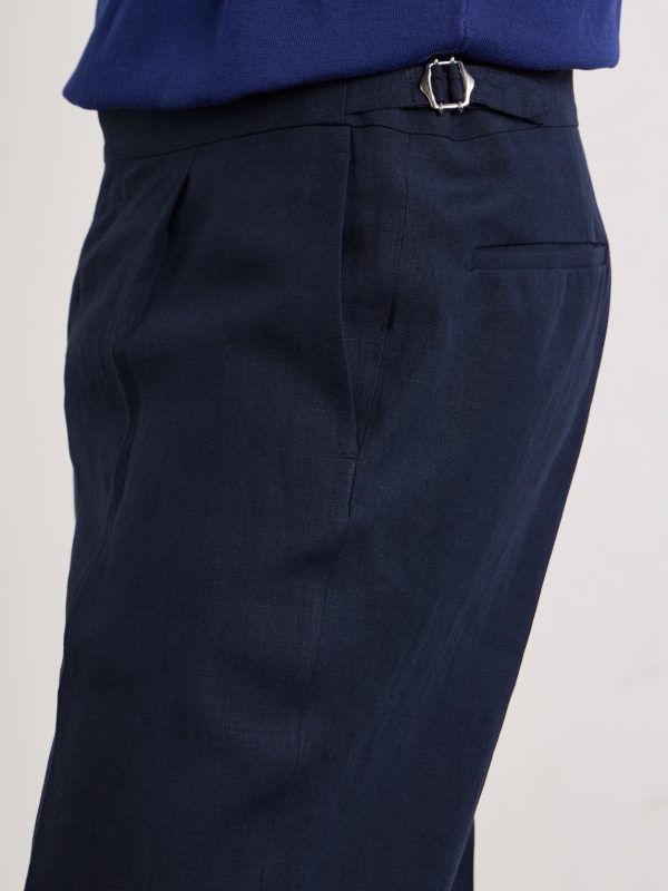Straight-Leg Linen Shorts - E1 Straight-Leg Linen Shorts - E1