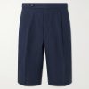 Straight-Leg Linen Shorts Straight-Leg Linen Shorts