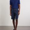 Straight-Leg Linen Shorts - OU Straight-Leg Linen Shorts - OU