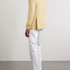 Straight-Leg Cotton-Blend Twill Trousers - BK Straight-Leg Cotton-Blend Twill Trousers - BK