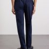 Straight-Leg Pleated Cotton-Twill Trousers - BK Straight-Leg Pleated Cotton-Twill Trousers - BK