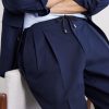 Straight-Leg Pleated Cotton-Twill Trousers - CU Straight-Leg Pleated Cotton-Twill Trousers - CU