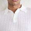 Ribbed Cotton Polo Shirt - CU Ribbed Cotton Polo Shirt - CU