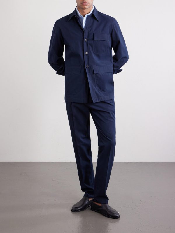 Cotton Overshirt - OU Cotton Overshirt - OU