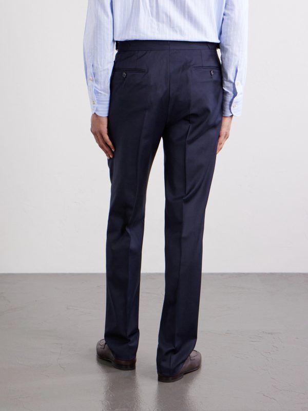 Straight-Leg Wool-Blend Suit Trousers - BK Straight-Leg Wool-Blend Suit Trousers - BK