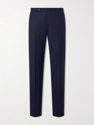 Straight-Leg Wool-Blend Suit Trousers Straight-Leg Wool-Blend Suit Trousers