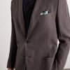 Linen Single-Breasted Suit Jacket - CU