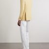 Linen and Cotton-Blend Blazer - BK Linen and Cotton-Blend Blazer - BK