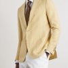 Linen and Cotton-Blend Blazer - FR Linen and Cotton-Blend Blazer - FR