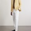 Linen and Cotton-Blend Blazer - OU Linen and Cotton-Blend Blazer - OU
