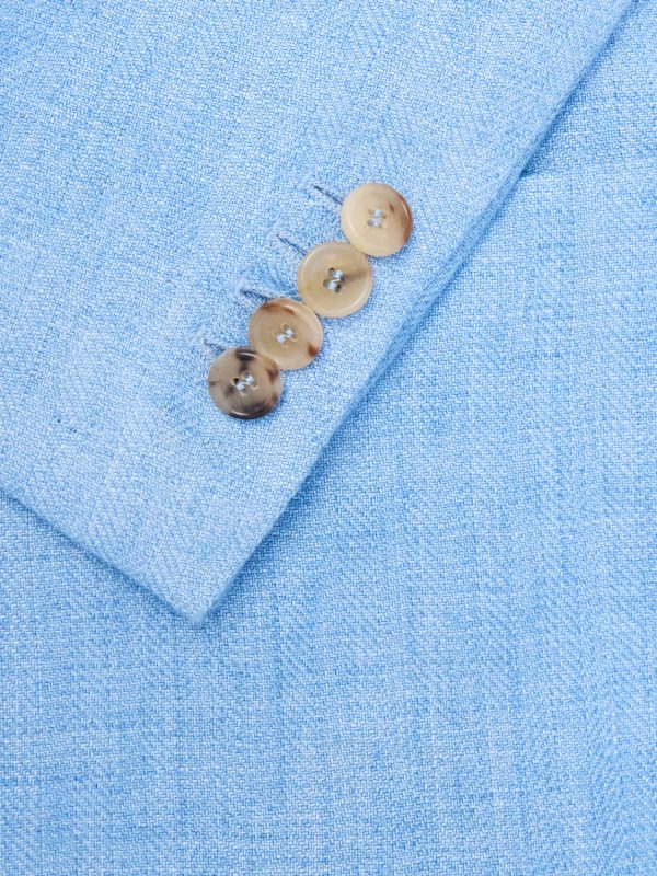 Double-Breasted Linen Blazer - E2 Double-Breasted Linen Blazer - E2