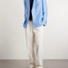 Double-Breasted Linen Blazer - OU Double-Breasted Linen Blazer - OU