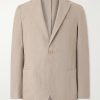 Linen Single-Breasted Suit Jacket Linen Single-Breasted Suit Jacket