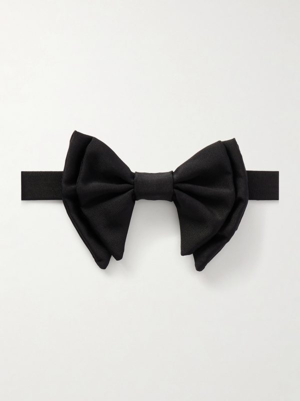 Pre-Tied Silk and Cotton-Blend Twill Bow-Tie Pre-Tied Silk and Cotton-Blend Twill Bow-Tie