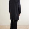 Structured Cotton-Blend Coat - BK Structured Cotton-Blend Coat - BK