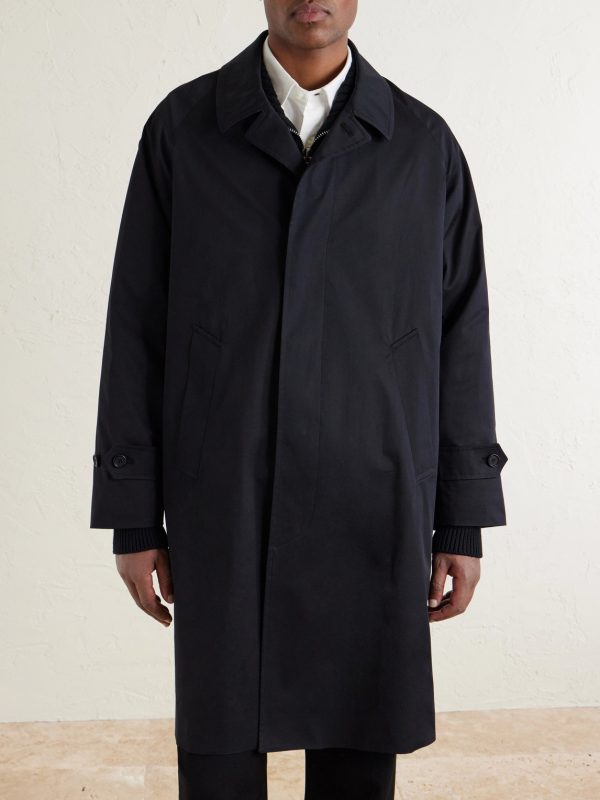 Structured Cotton-Blend Coat - FR Structured Cotton-Blend Coat - FR