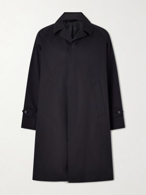 Structured Cotton-Blend Coat