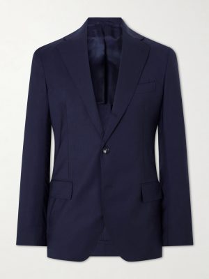 Virgin-Wool Blend Suit Jacket