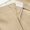Straight-Leg Cotton-Blend Twill Trousers - E1