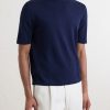 Knitted Cotton T-Shirt - FR Knitted Cotton T-Shirt - FR