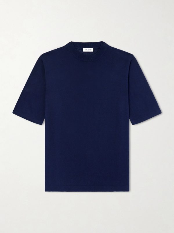 Knitted Cotton T-Shirt Knitted Cotton T-Shirt