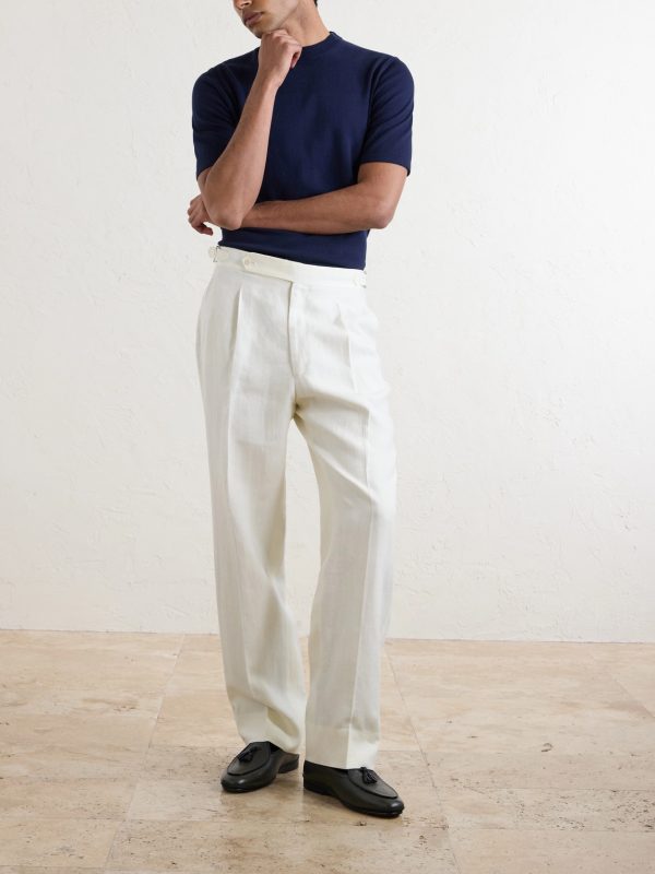 Knitted Cotton T-Shirt - OU Knitted Cotton T-Shirt - OU