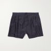 Straight-Leg Printed Silk-Twill Shorts Straight-Leg Printed Silk-Twill Shorts