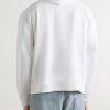 Oversized Printed Cotton-Jersey Hoodie - BK Oversized Printed Cotton-Jersey Hoodie - BK