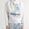 Oversized Printed Cotton-Jersey Hoodie - FR Oversized Printed Cotton-Jersey Hoodie - FR