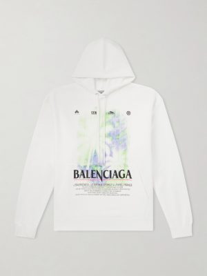 Oversized Printed Cotton-Jersey Hoodie Oversized Printed Cotton-Jersey Hoodie